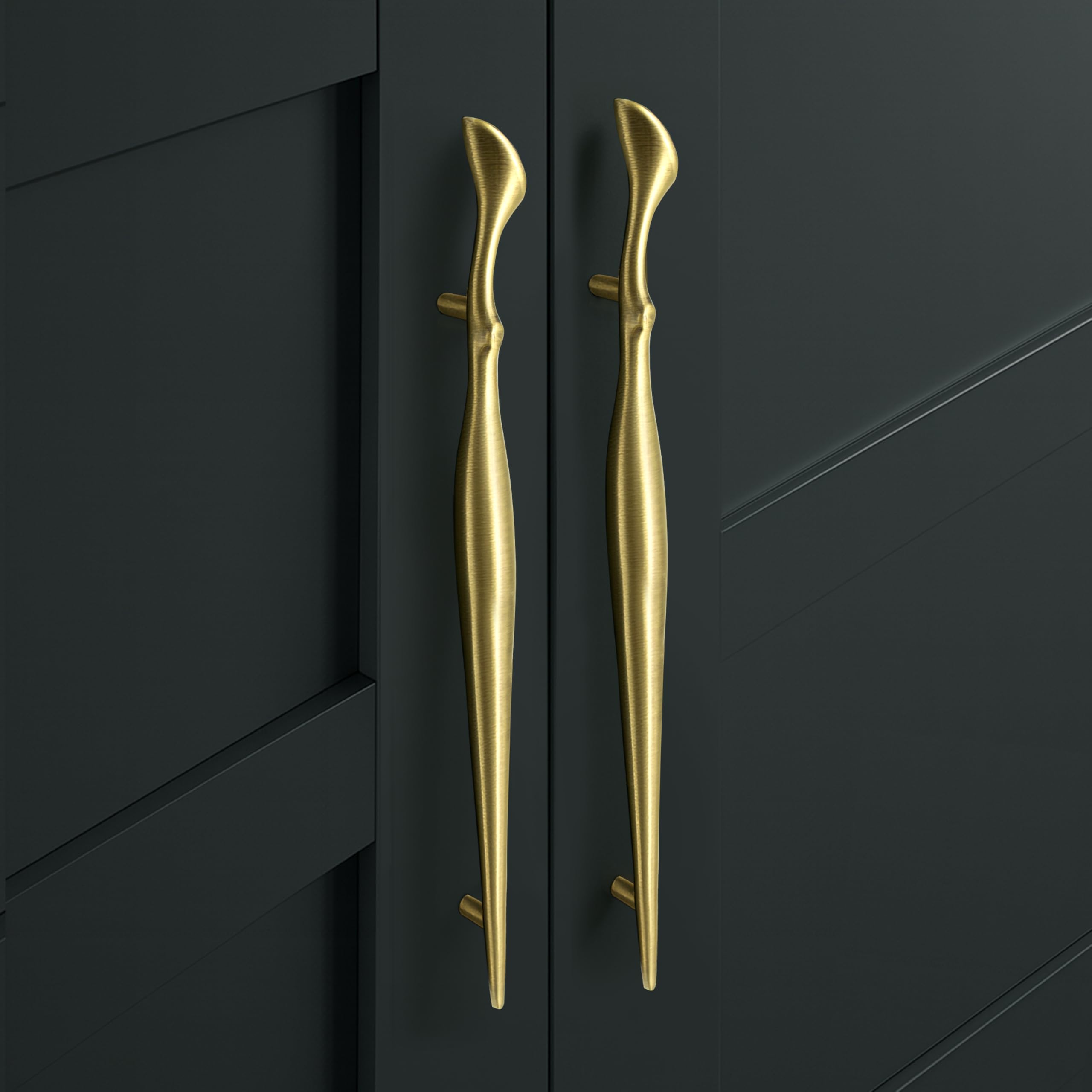 Brass Antique Cabinet Handles - Pack of 1 -30 Brass Antique Cabinet Handles - Pack of 1 -30