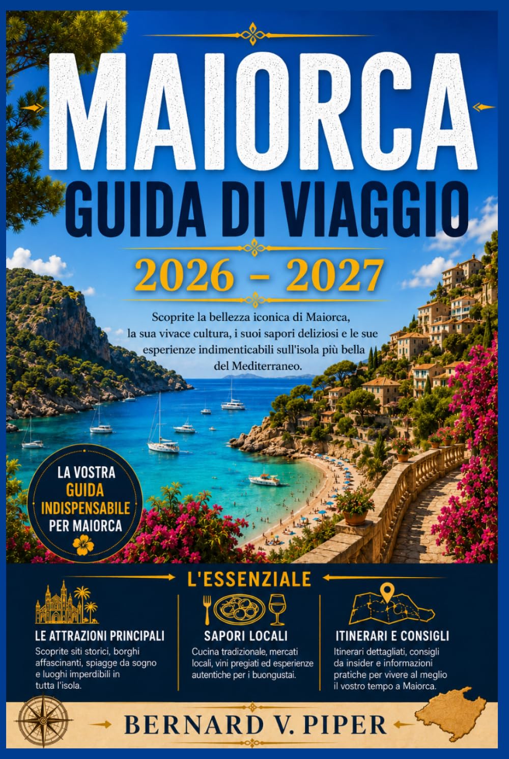 MAIORCA GUIDA DI VIAGGIO 2026-2027: Esplora Palma, la Serra de Tramuntana, i villaggi costieri, le spiagge, la cucina locale, i percorsi panoramici, ... e gli itinerari preconfezionati dell'isola.