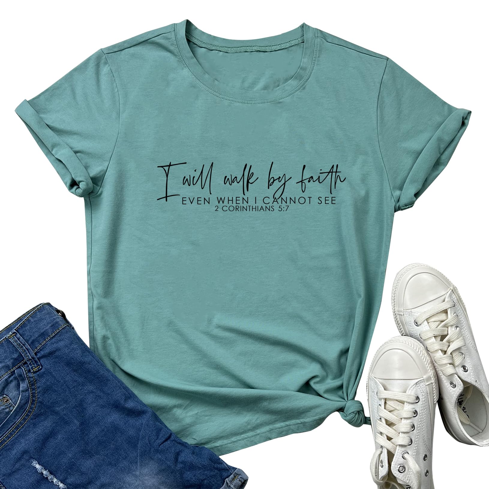 BLACKOO Women Graphic T-Shirts Cute Tees Casual Clothes