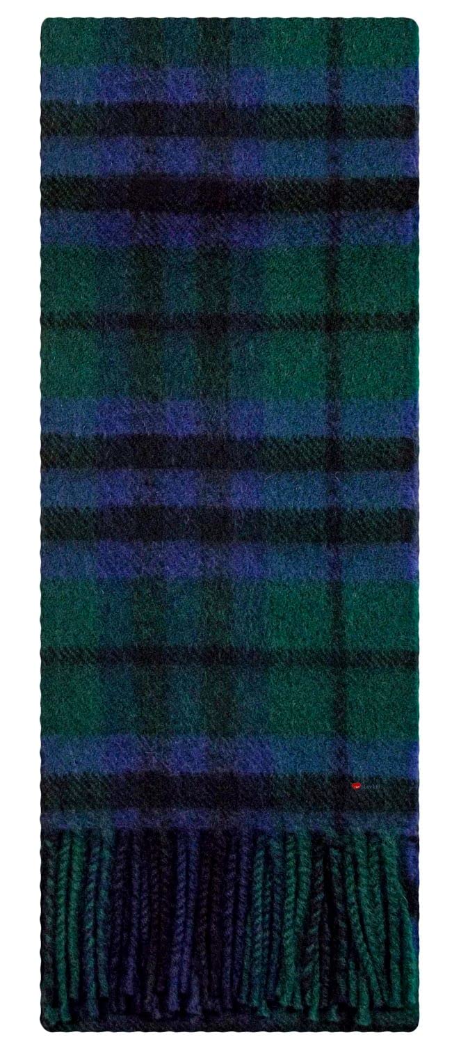 I LUV LTD Keith Modern Tartan Plaid 100% Lambswool Clan Scarf Made in Scotland