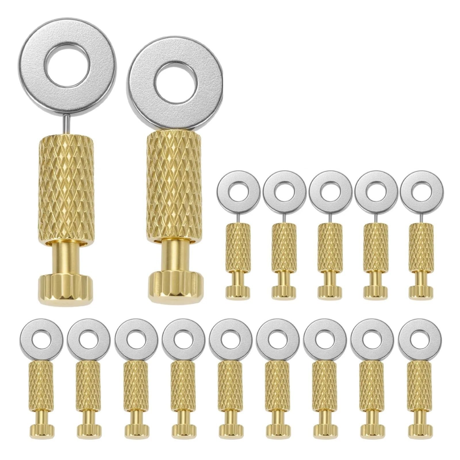Lot de 20 aiguilles de positionnement de suture en cuir pour aiguilles à position fixe - Fournitures d'artisanat (5 pièces de 6 à 12 mm)