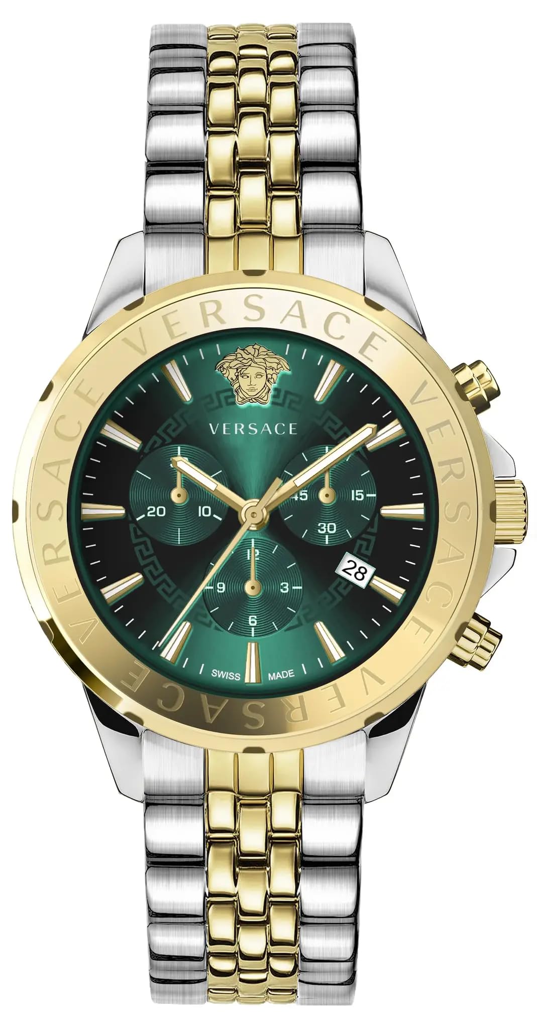 UTKARSH COLLECTIONS Vev602023 Chrono Signature Mens Analog Blue Dial Watch 44 Mm (Silver, Stainless Steel) (B0CQ4YBV1F) Amazon Price History, Amazon Price Tracker