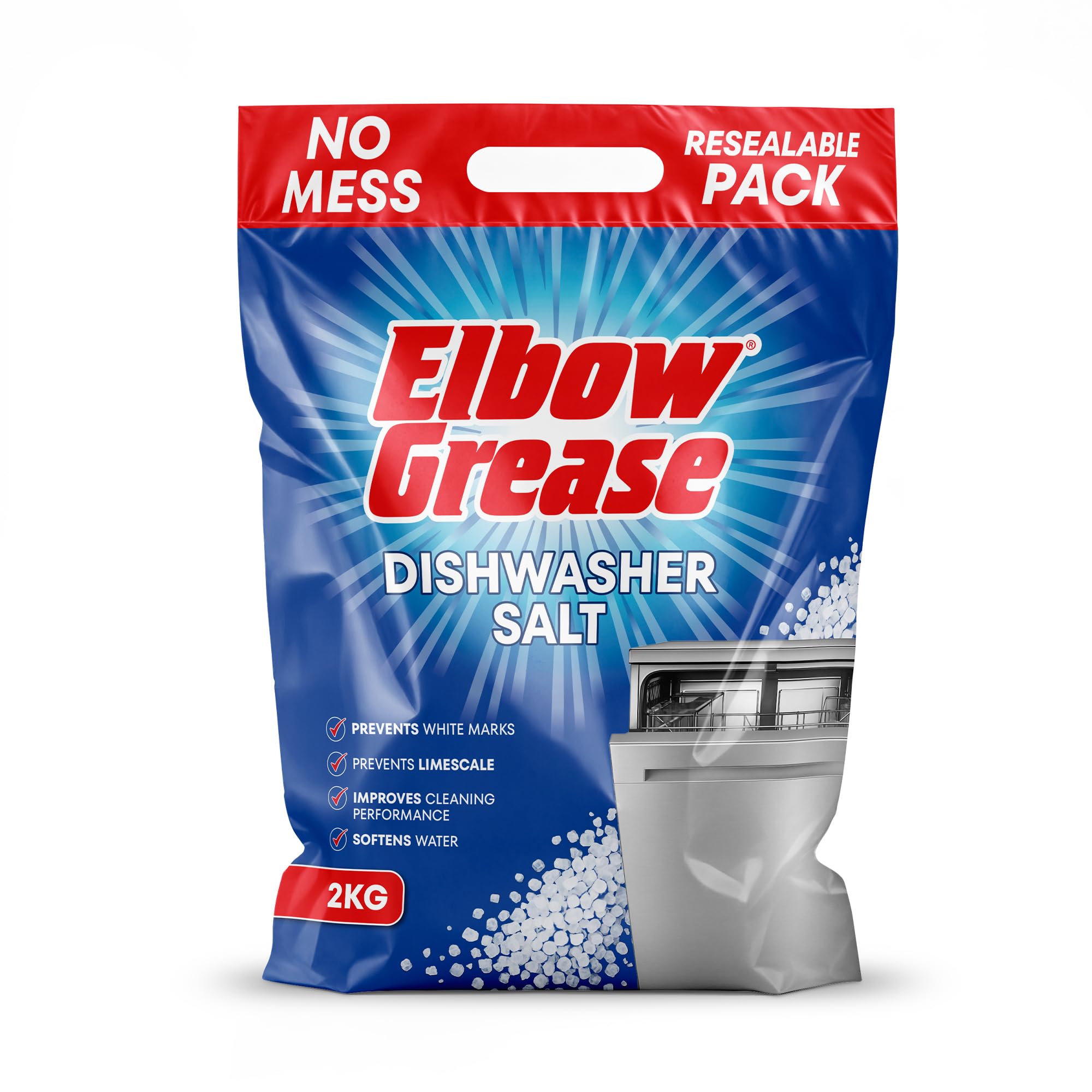 Elbow Grease Dishwasher Salt 2Kg from B&Q