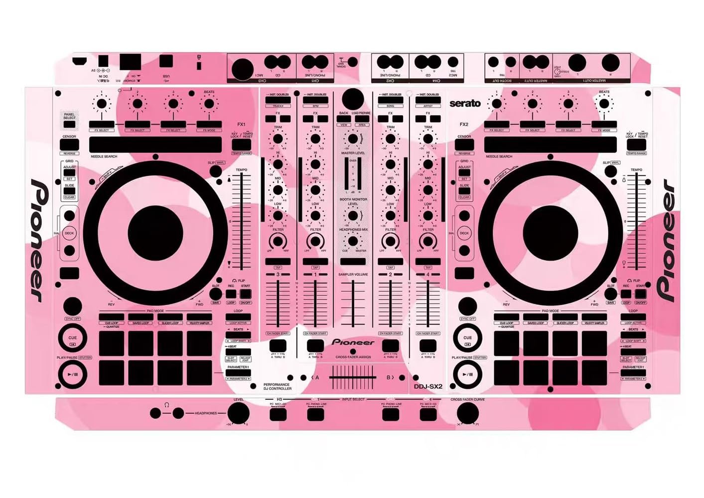 Protective Cover Skin for Pioneer DDJ-1000SRT,Protective Film Sticker (White Powder)