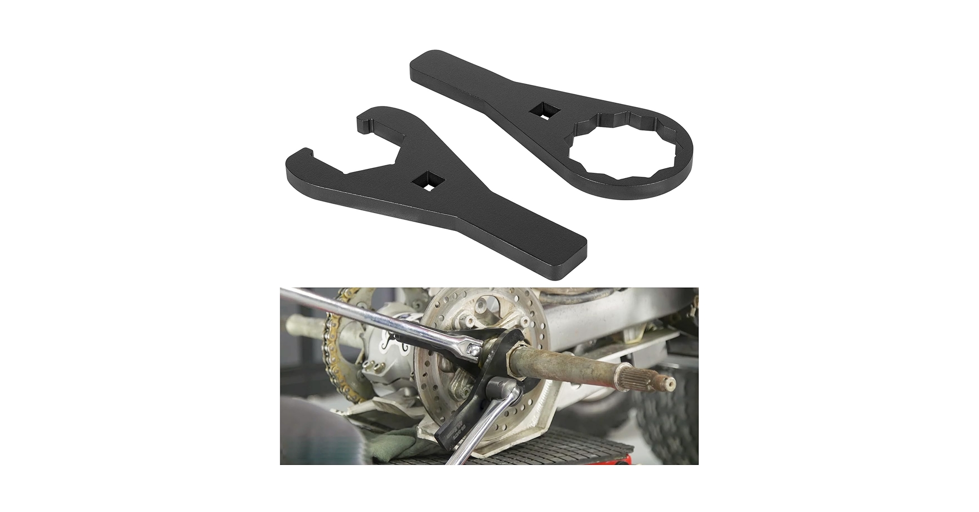 Amazon.com: 08-0479 ATV Axle Wrench Set 45.5mm & 56mm Fits for