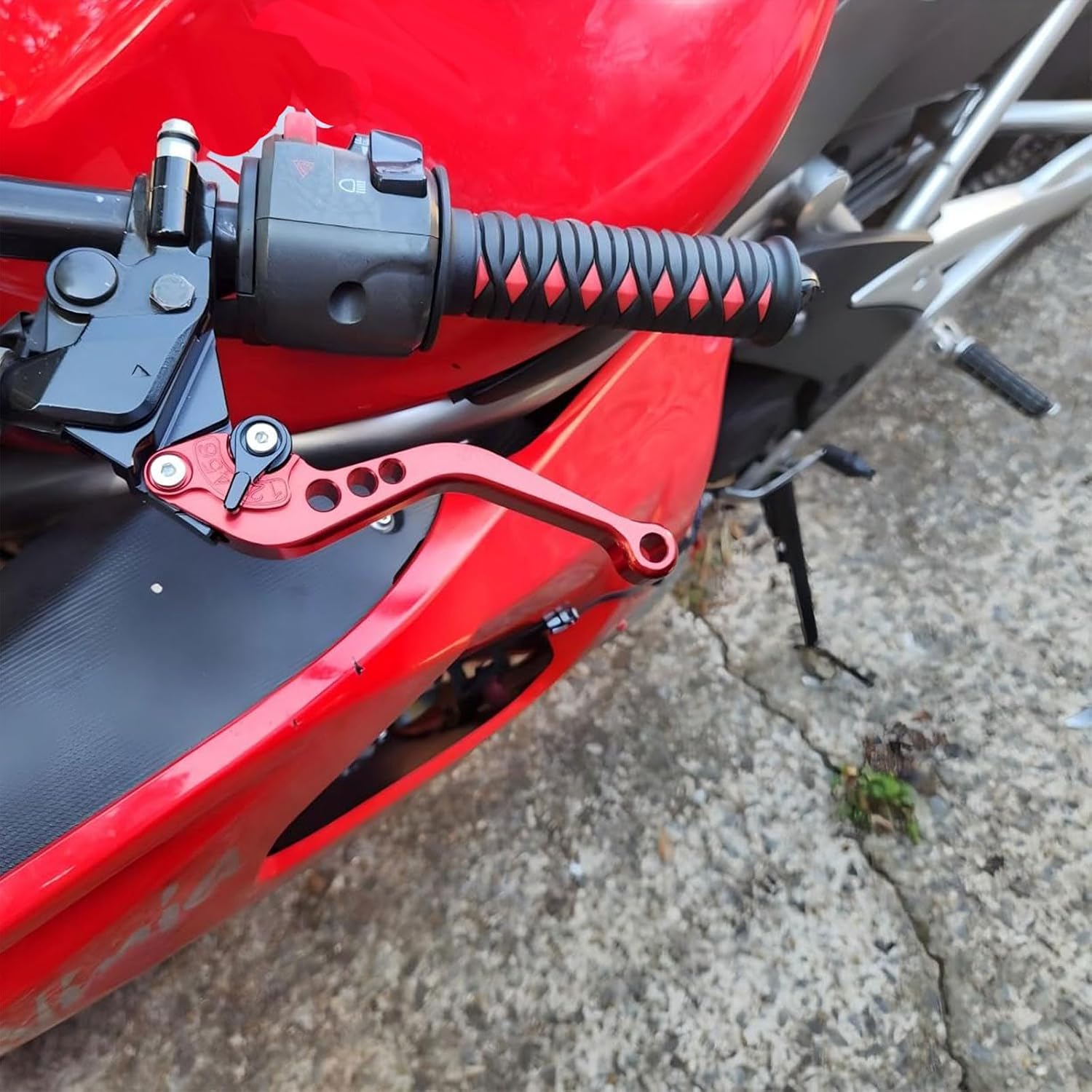 Motorcycle Short Brake Lever Fit CBR600RR 2003 2004 2005 2006 Adjustable Gear Front Short Brake Lever & Clutch Lever 2006 CBR600RR Accessories CBR 600RR Accessories Black
