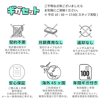Amazon.co.jp: 【ギガセット】届いてすぐに使える 1年間 100GB