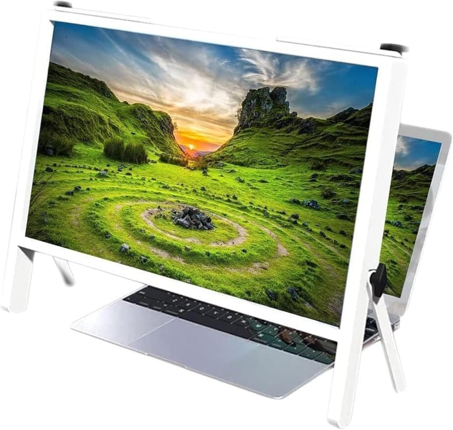 Magnifying Glasses 3D Laptop Screen Magnifier, Copmputer Phone Screen Magnifier Amplifier Gaming Video Movies Enlarger