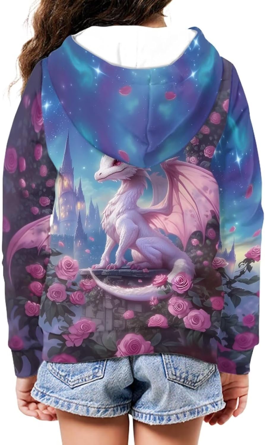 Girls Hoodies 6-16T Long Sleeve Zip Up Hoodies Sweatshirts Aesthetic Kids Athletic Jackets - Image 2