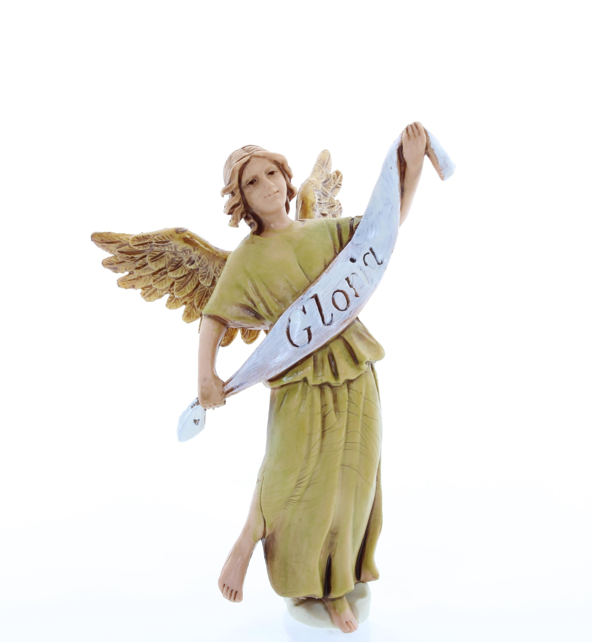 Moranduzzo Natividad 6 Figuras para Belén de 10 cm – Standard 10 – Escala 1:20 – Figuras irrompibles, pintadas a Mano, Escultor M. Landi, Made in Italy