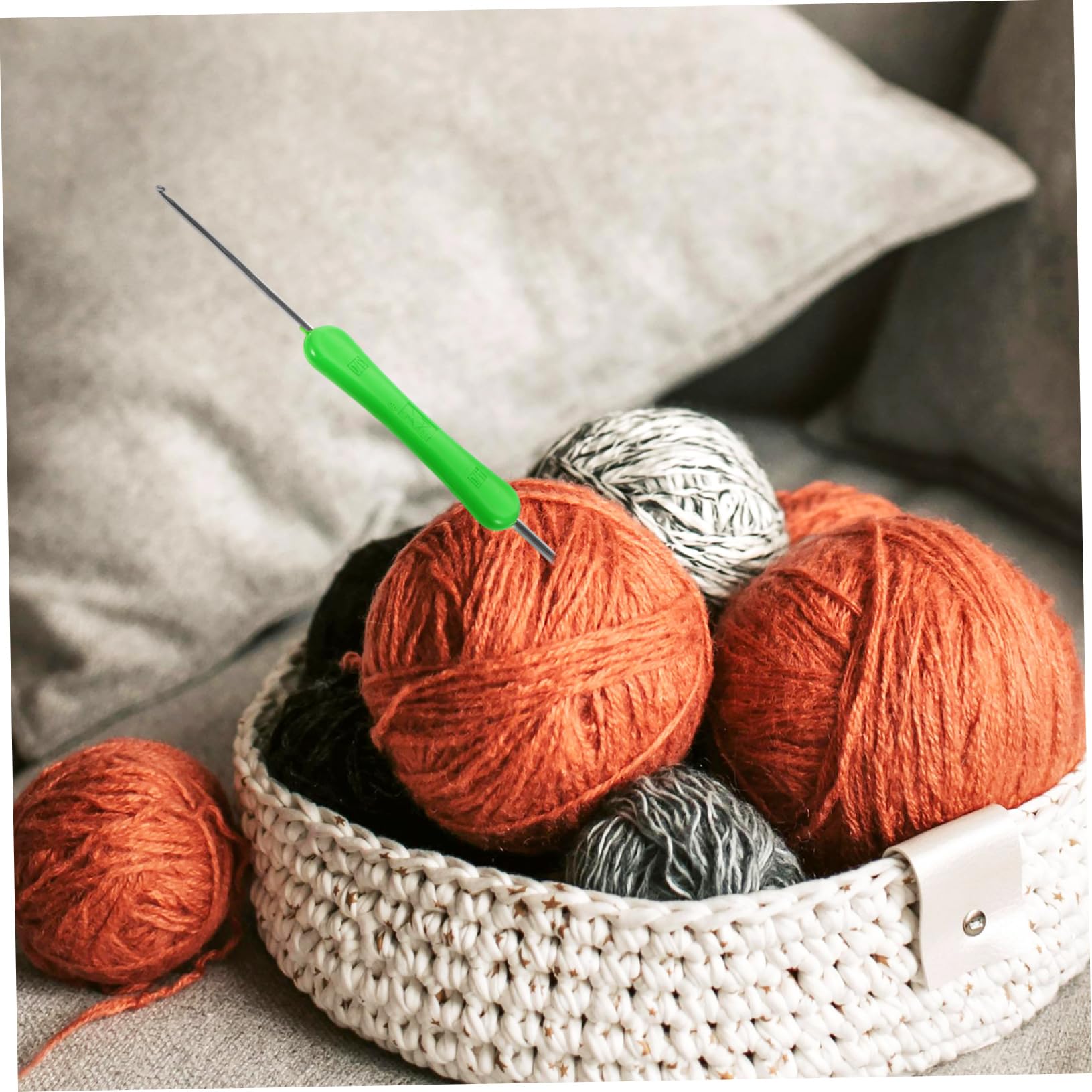 3 Series Tejer Agujas Doble Punta Knitting Needles Ganchillos Crochet Enhebrador Varita Mágica Ganchos De Crochet Portátiles Ganchos De Coser Acero Rojo 20 Piezas*3