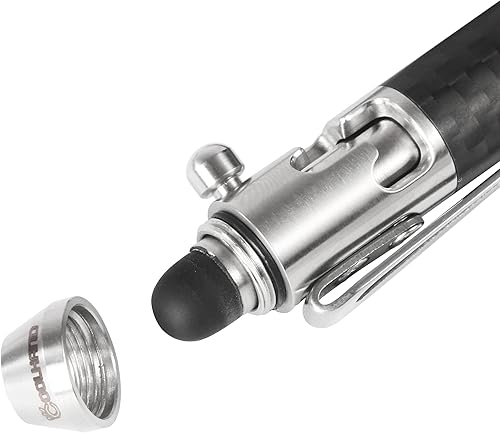 Miniatura 6 de Cool Hand Skelton Out - Bolígrafo de acción de 4.9 pulgadas con punta retráctil para cualquier pantalla táctil, tinta recargable, tamaño compacto,