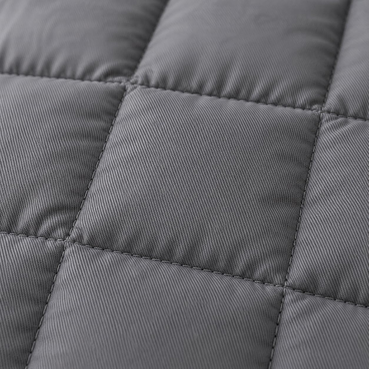 Gewichtsdecke 135x200cm 7kg 100% Baumwolle Oeko-Tex Zertifiziert Grau