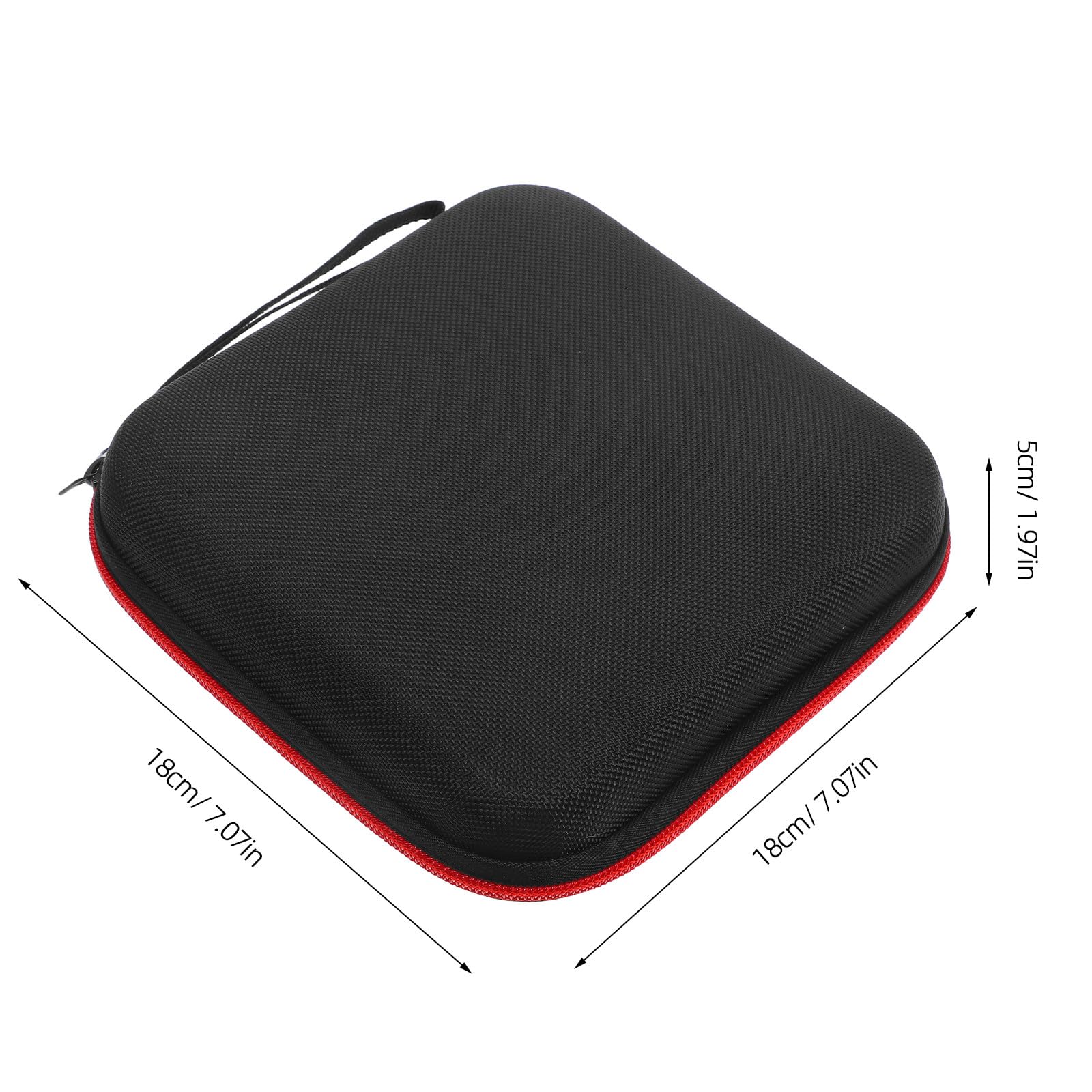 Bolsa Organizadora para Auriculares y Cables USB Diseño Resistente a Caídas, Material Eva Negro Adecuado para Bolsillos y Bolsas de Laptop
