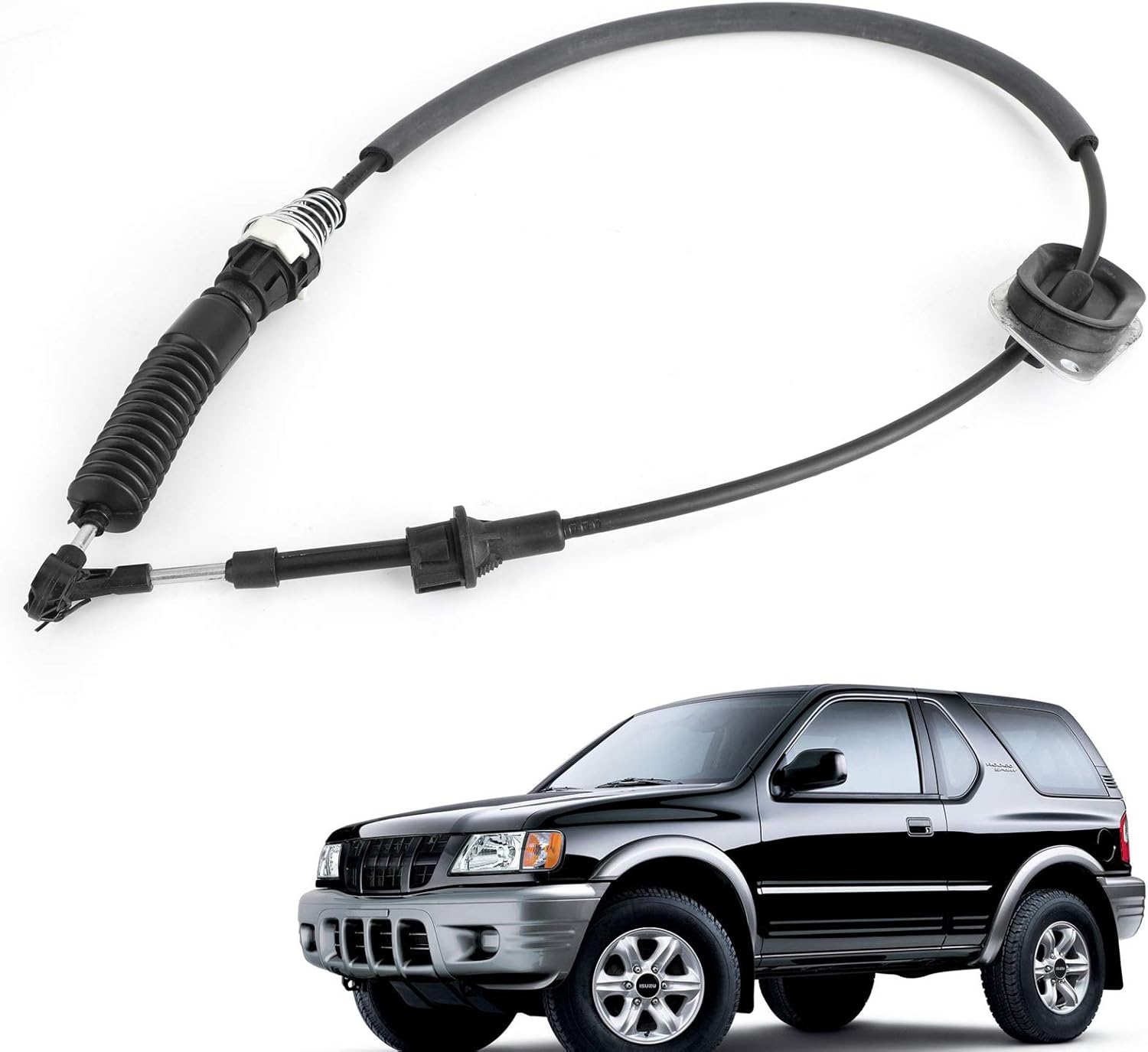 MAD HORNETS Shifter Shift Cable for Isuzu Rodeo Passport 1998-2004 OEM Replacement 8-97124-855-3 Gear Shift Cable 43.3"