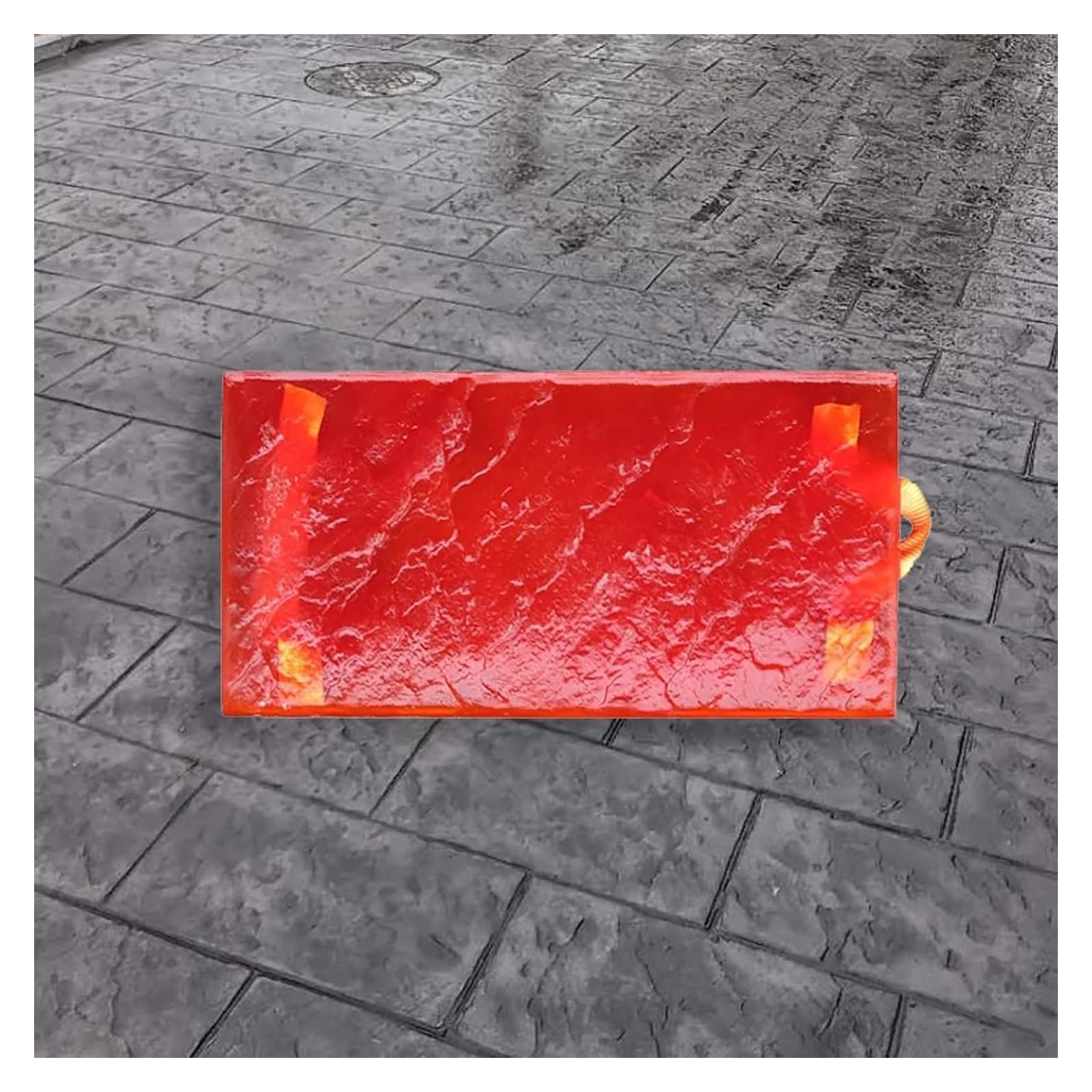 Kit di tappeti in Cemento Recular - Tappeti in Cemento per patii, vialetti e scalini - Confezione da 2, Perfetti per progetti Fai da Te e pavimentazioni Esterne.