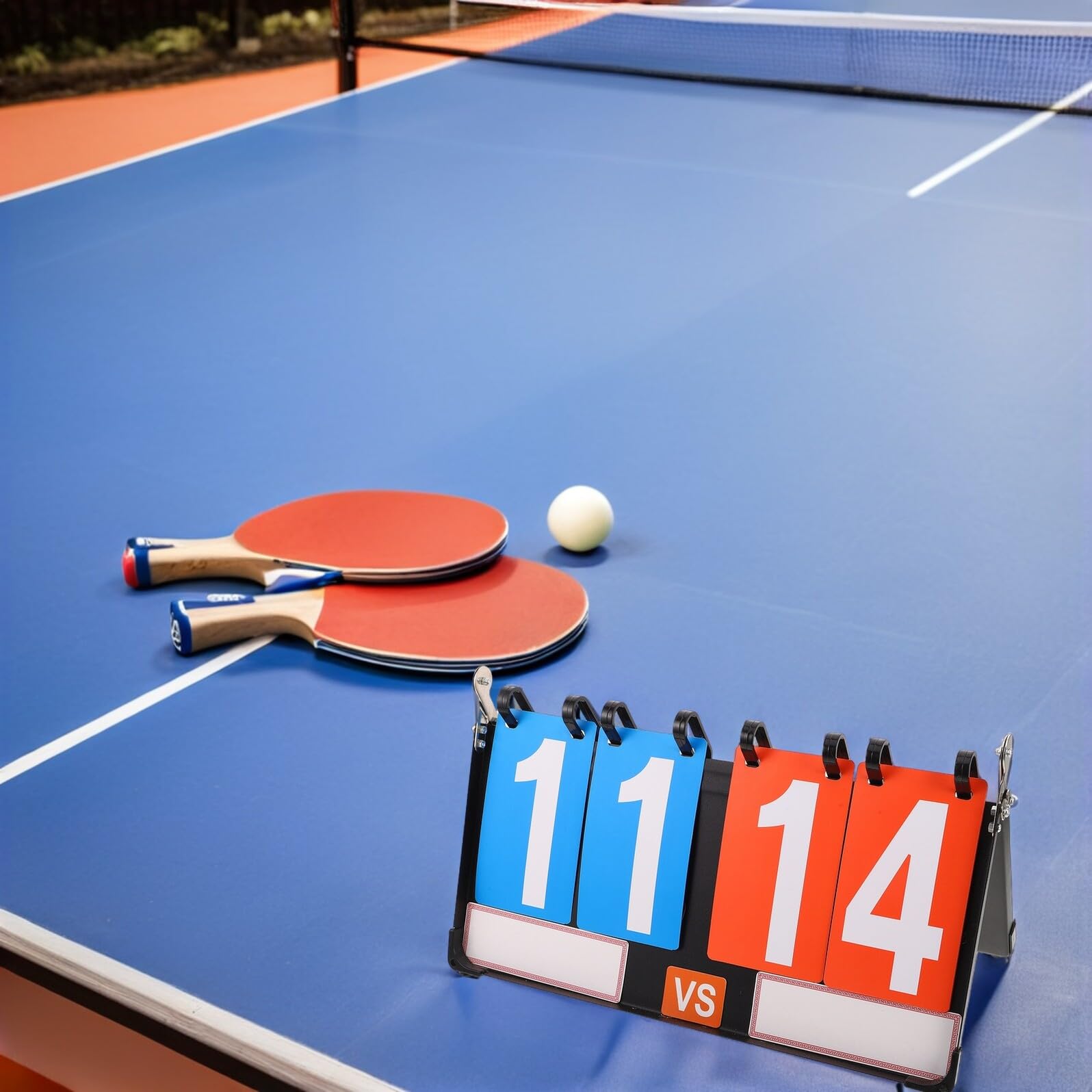 GARVALON Tragbare Tischanzeigetafel Flip Scoreboard für Basketball Snooker Volleyball Baseball Tischtennis Langlebig Einfach zu Bedienen Vielseitig für Indoor und Outdoor Wettkämpfe