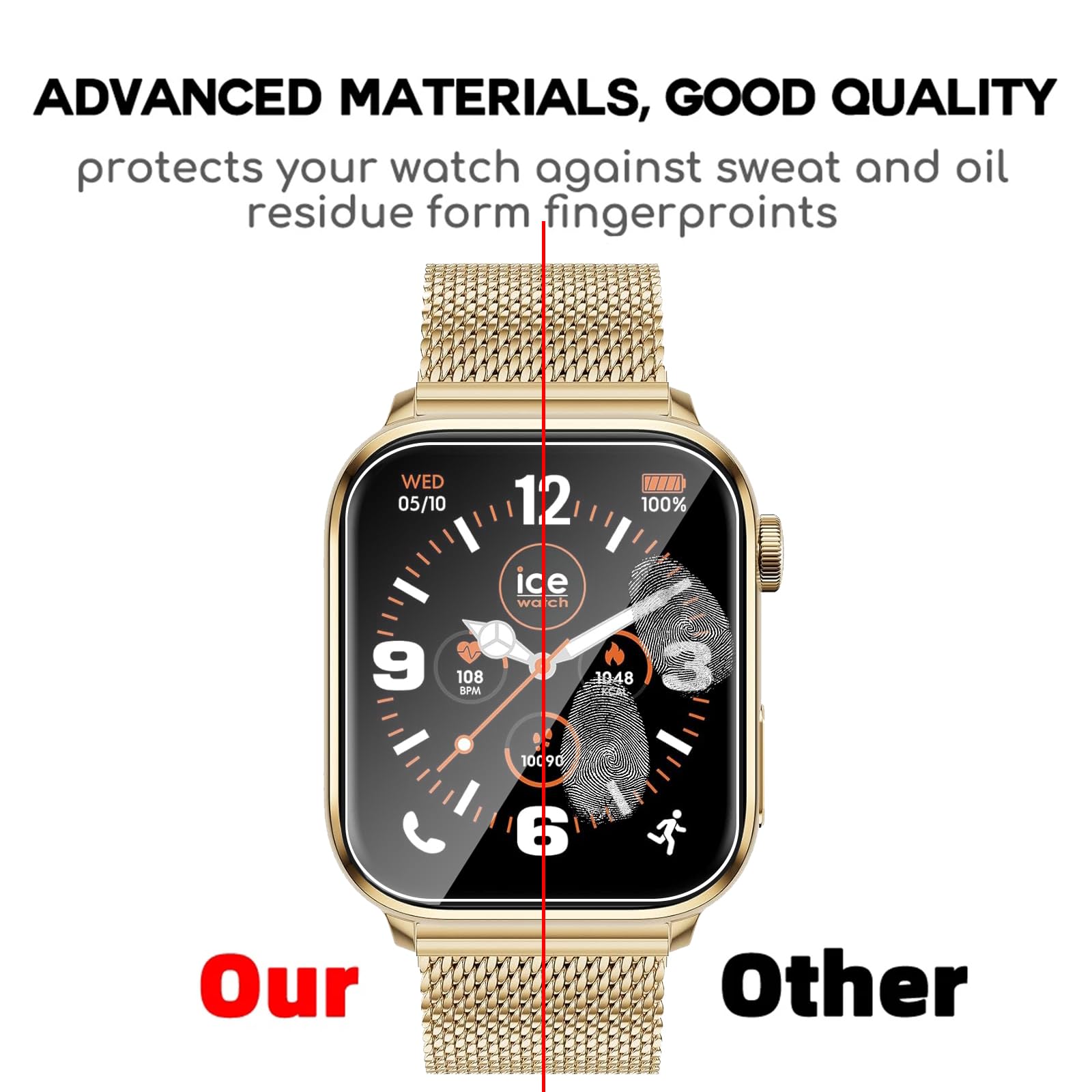 5 Pièces Protection Écran Pour Ice-Watch - ICE Smart 3.0