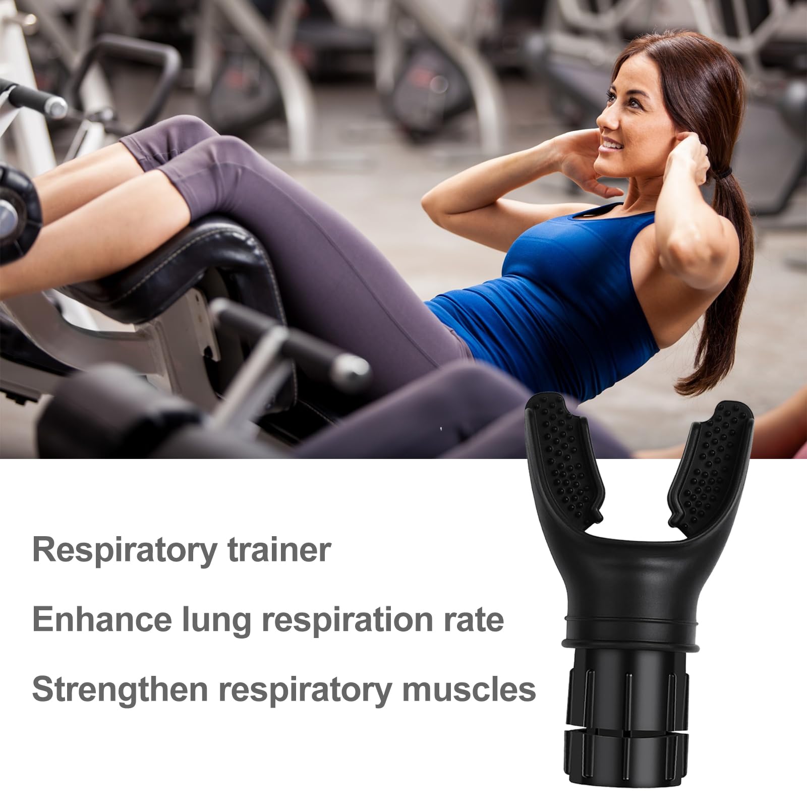 Dispositif d'exercice Respiratoire,Outil D'entraînement Respiratoire Portable,Entraîneur d'exercice De Respiration Profonde,Lung Exerciser,Appareil d'exercice Respiratoire De Spirométrie,Réglables