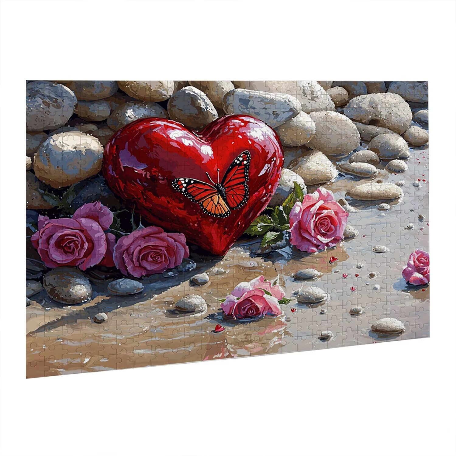 Jigsaw Puzzle, 2000 Pezzi Puzzle Classici, Spiaggia Puzzle Rilassamento Intelligence, Mpossibile Difficile Puzzle Impegnativo per Adulti Puzzle Gioco Familiare, Regalo per Amore Amico Amore fr0-1008