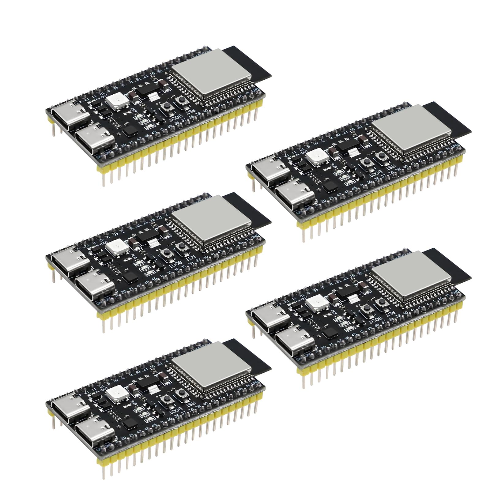 AYWHP 3 PCS ESP ESP-32-S3 Development Board ESP-32-S3 Module with ESP-1-N16R8 Low Power MCU with Dual-Mode Wi-Fi and Bluetooth Type-C Connector