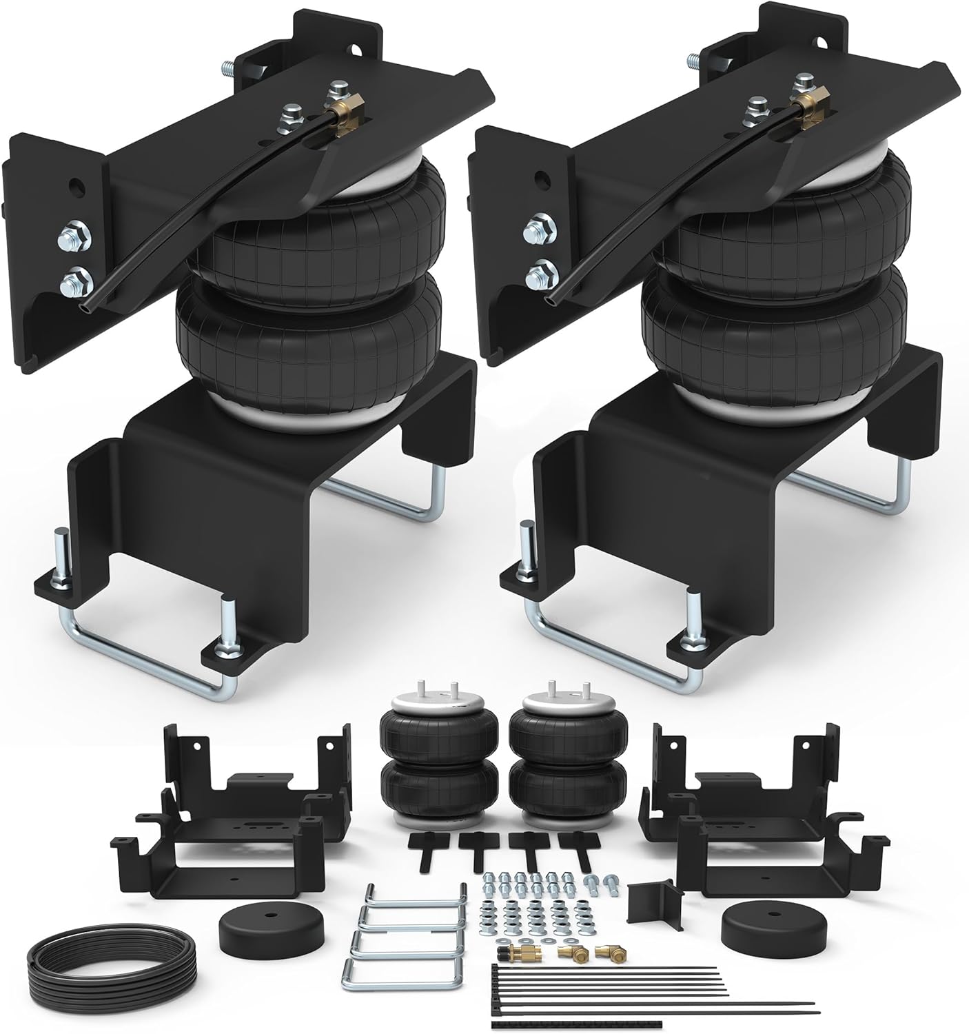 TOPICK Air Bags Suspension Kit for 2015-2025 Ford F150 2WD & 4WD, Rear Air Bags for Trucks, 5000 lbs of Load Leveling Capacity, Air Spring Kit for Towing & Hauling, Replaces Firestone Ride-Rite 2582