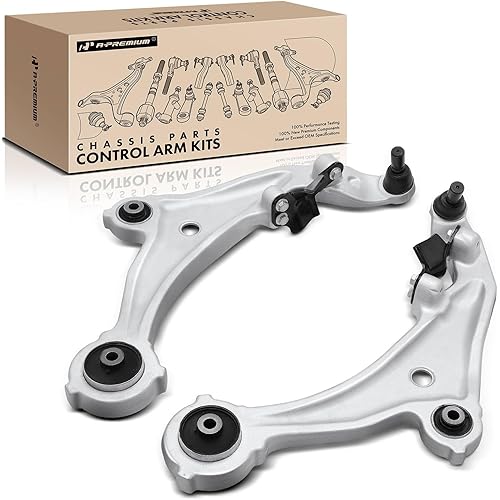 A-Premium 2 x Front Lower Control Arm, with Ball Joint & Bushing, Compatible with Nissan Murano 2009 2010 2011 2012 2013 2014