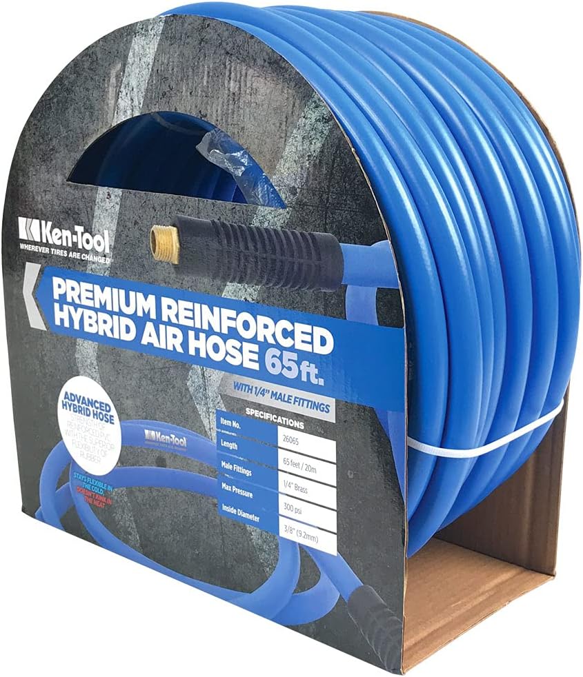 Ken-Tool Hybrid AIR Hose 3/8", 65' Long