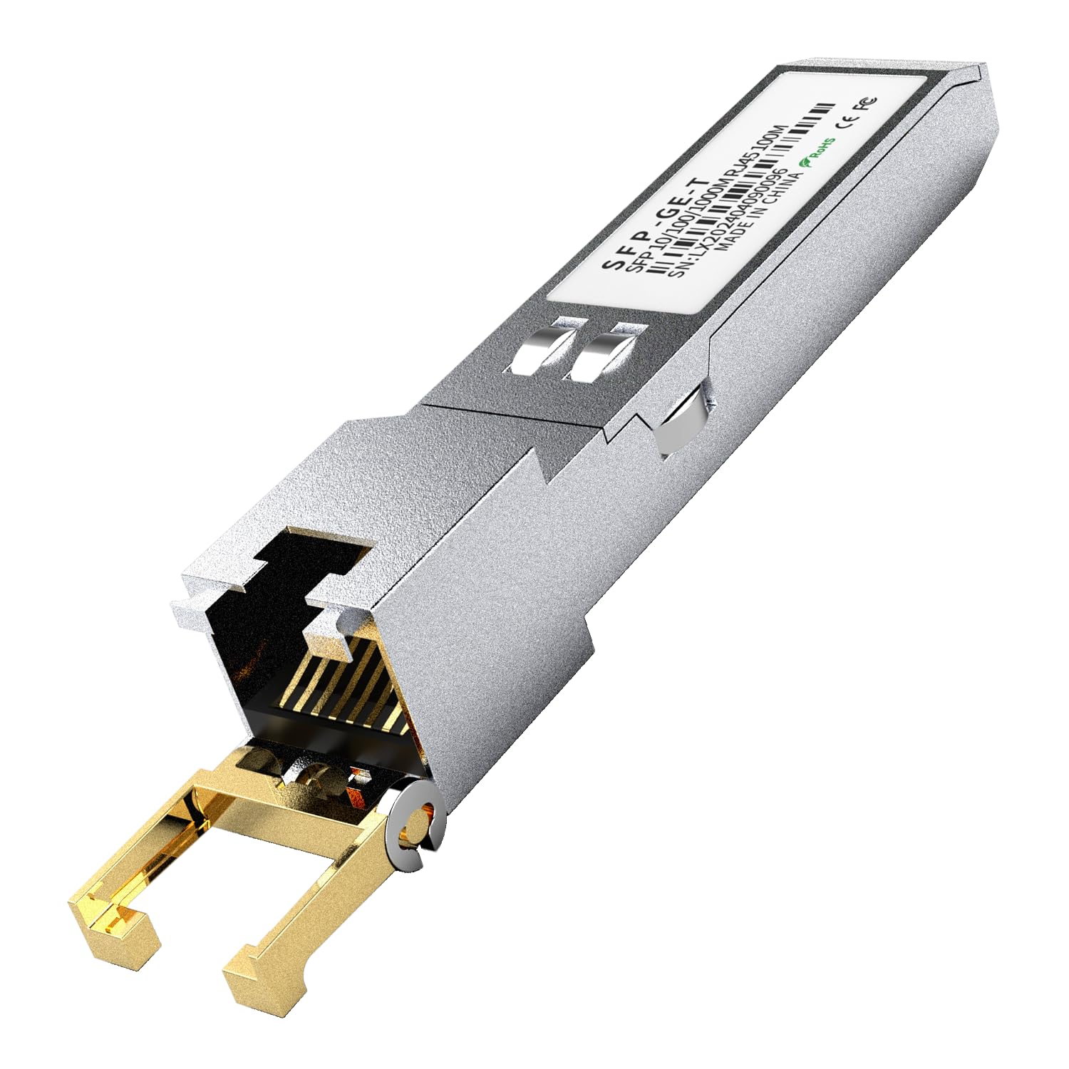 High-Performance 1000Base-T Gigabit SFP to RJ45 Copper Ethernet Transceiver - Compatible with Cisco, Meraki, Ubiquiti, D-Link, TP-Link, Supermicro,