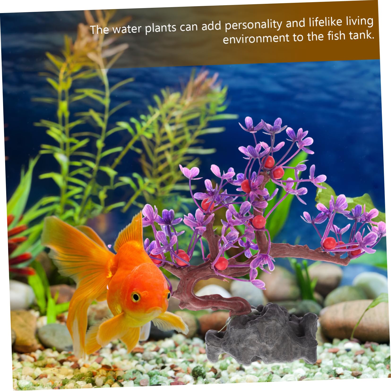 Kisangel 4stücke Aquarium Dekorative Pflanzen Künstliche Wasserpflanze Für Fischbecken Realistische Aquarienpflanze Für Aquascaping Büro-Dekoration