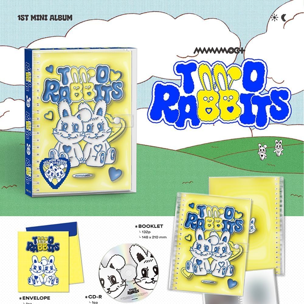 MAMAMOO+ - Two Rabbits (1st Mini Album) CD+Folded Poster (+ 1 Folded Poster)