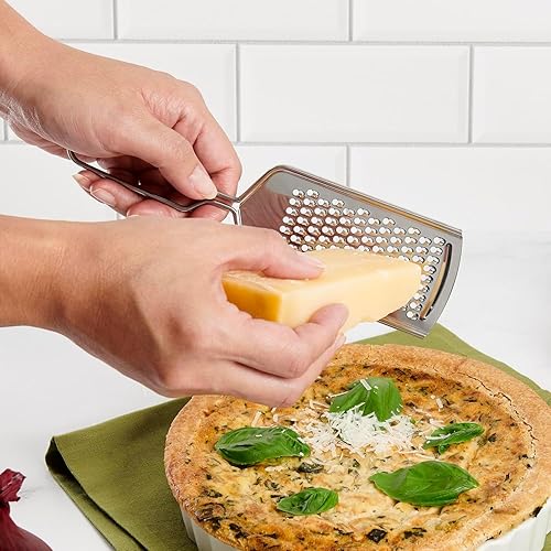 Miniatura 2 de Rallador de limón Zester Traje de 2 piezas,Rallador de queso de acero inoxidable,Molinillo fino de cocina para queso parmesano, jengibre, ajo, nuez