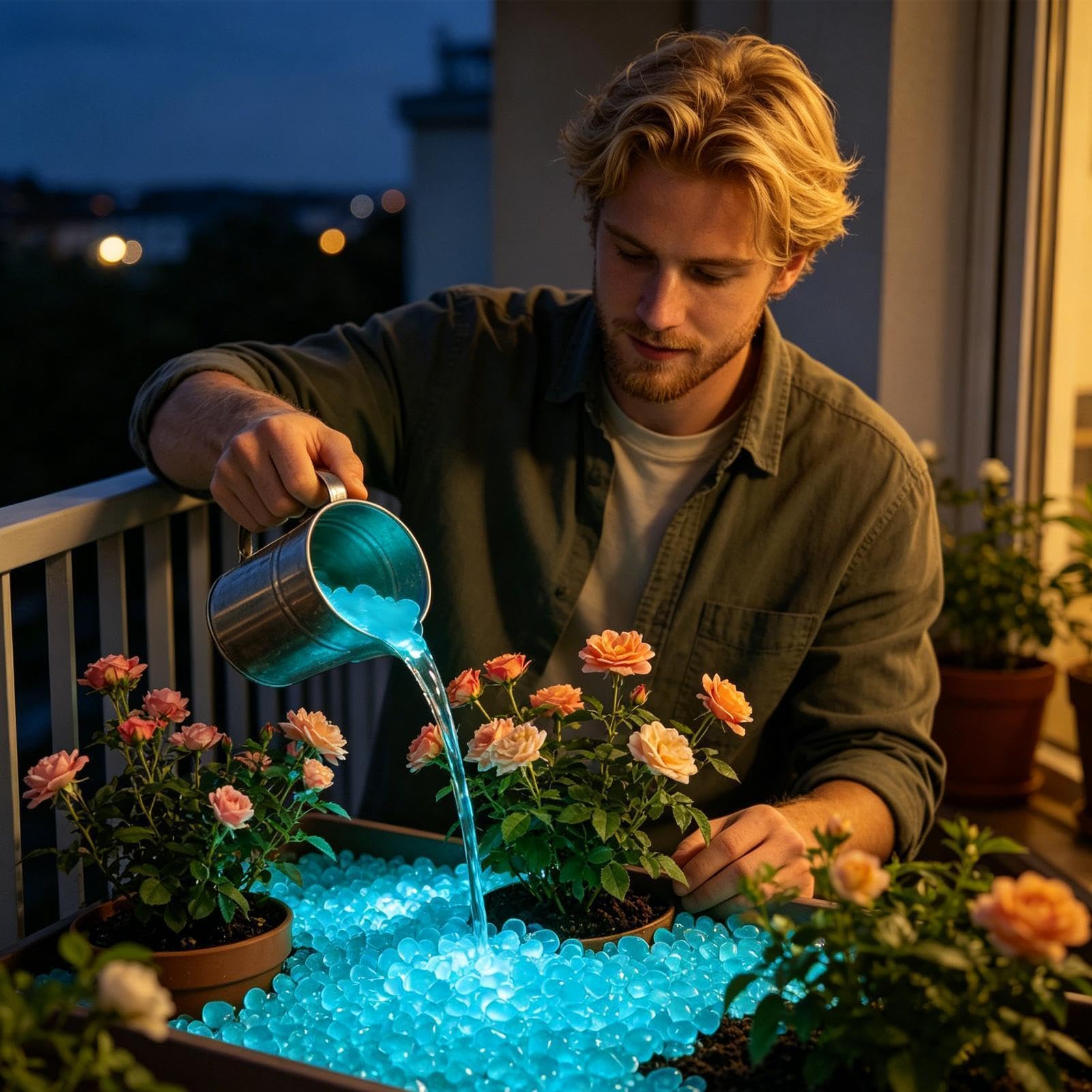 Pietre luminose da giardino - Pietre di ciottoli luminosi da 300 pezzi | Ciottoli decorativi in ​ ​resina da 0,19 pollici per passerella cortile giardino fatato acquario acquario patio spiaggi