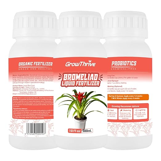 Fertilizante Líquido para Bromelias 10 oz GrowThrive miniatura 8