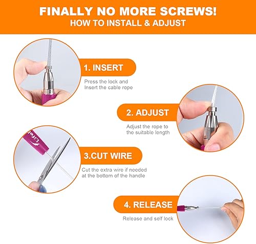 Miniatura 4 de Cuerda de saltar, cuerda de saltar pesada de alta velocidad - Calidad premium sin enredos - Diseño autobloqueante sin tornillos - Cuerdas de saltar