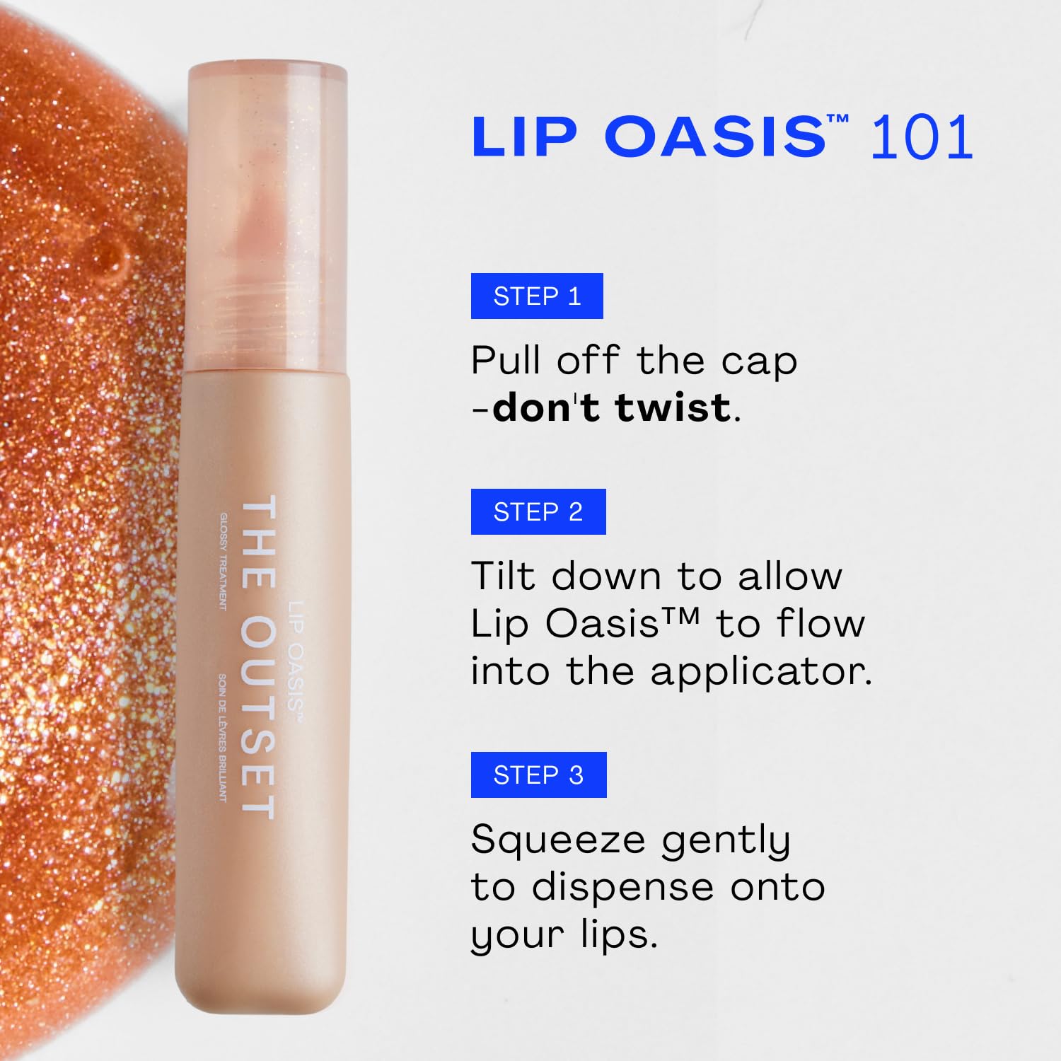 The Outset Lip Oasis Hydrating Lip Balm – Glossy Lip Treatment