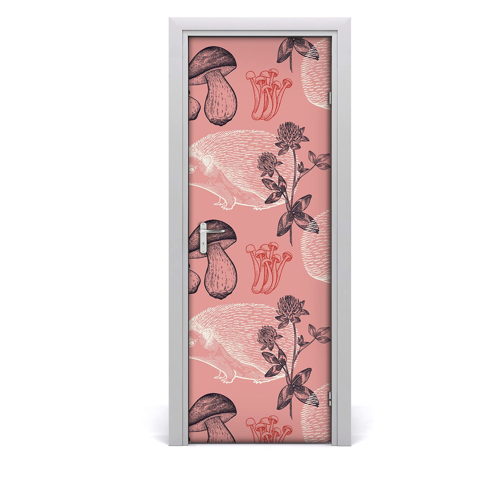 Papier peint sur la porte mural auto-adhésif Coloray 77x200 autocollant de porte