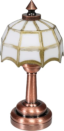 Miniatura 3 de Mini lámpara de acento de mesa de casa de muñecas, iluminación LED en miniatura para decoración de casa de muñecas, accesorios de luz funcional a