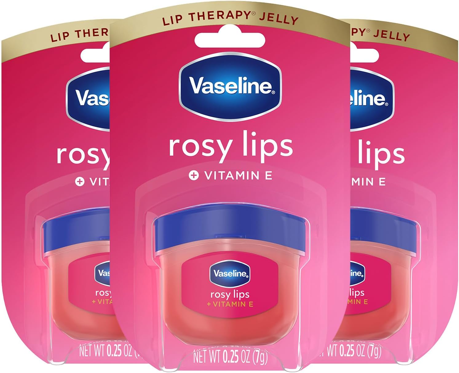 Rosy Lips, Lip Therapy.25 OZ, (Pack of 3)