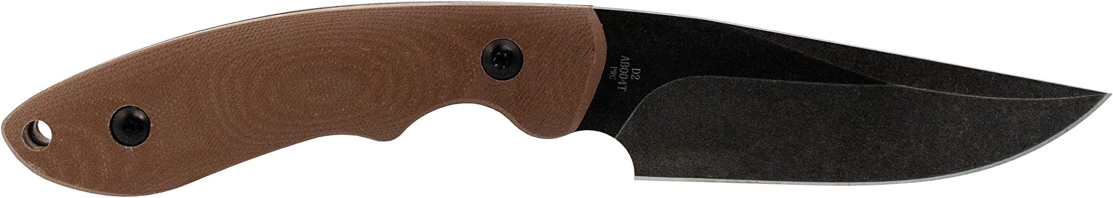ABKT Desert Predator Tan – Handmade Fixed Blade Knife with Custom Molded Sheath & Stonewashed D2 Steel Blade.