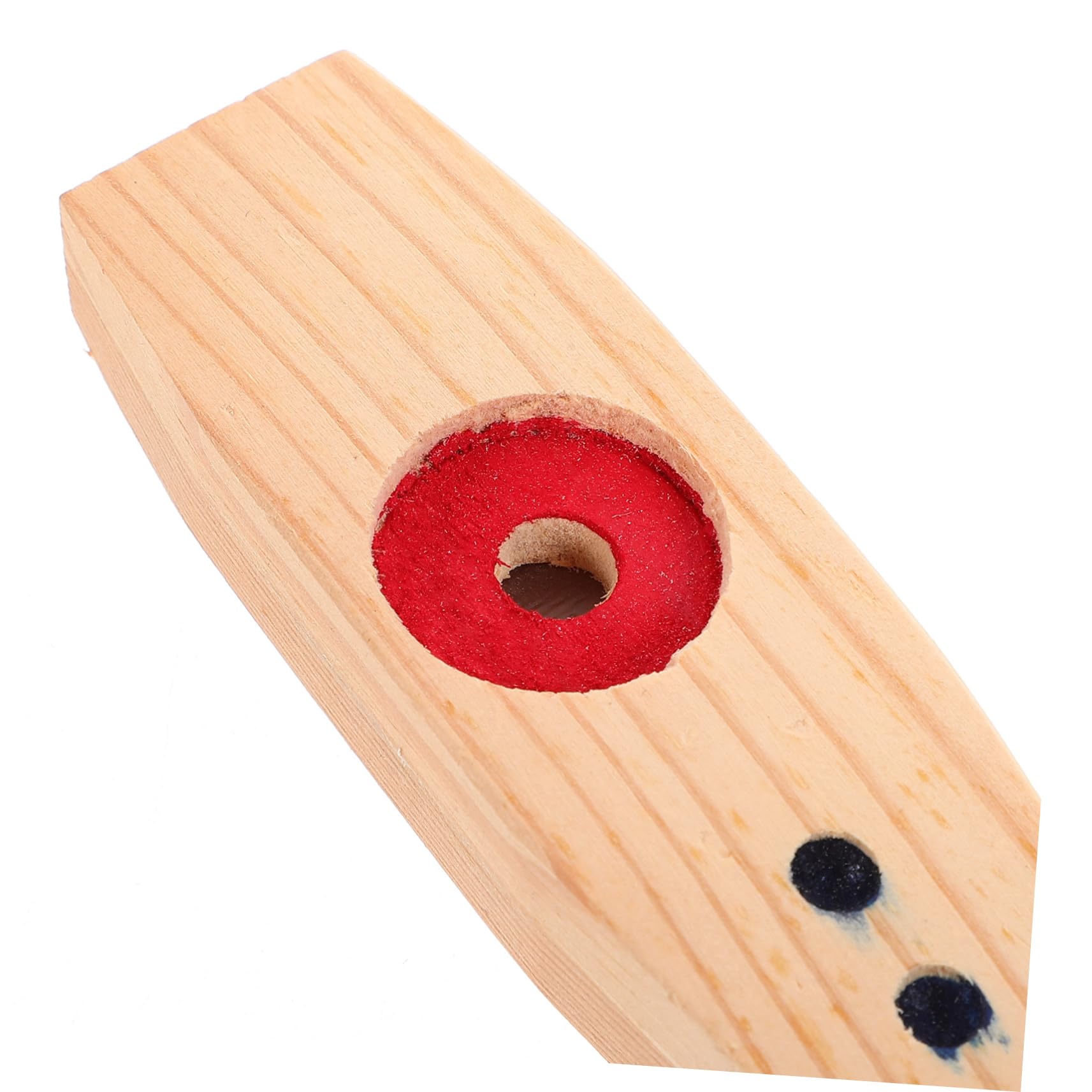 BESPORTBLE 2pcs Small Wooden Kazoo for Beginners Easy to Play Musical Instrument for Accompanying Guitar Ukulele Piano for Music Education and Fun Activities
