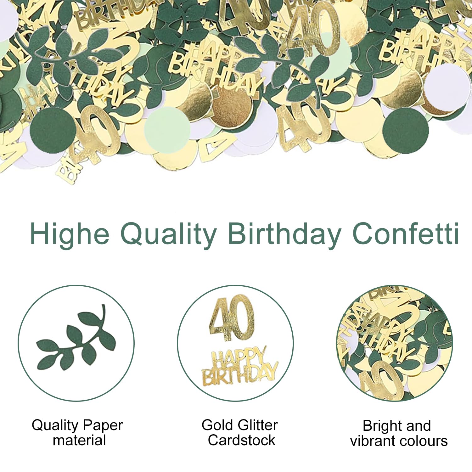 Confettis Or 15g Pour Anniversaire Mariage - Décoration Table Fête - Célébration Événement Spécial