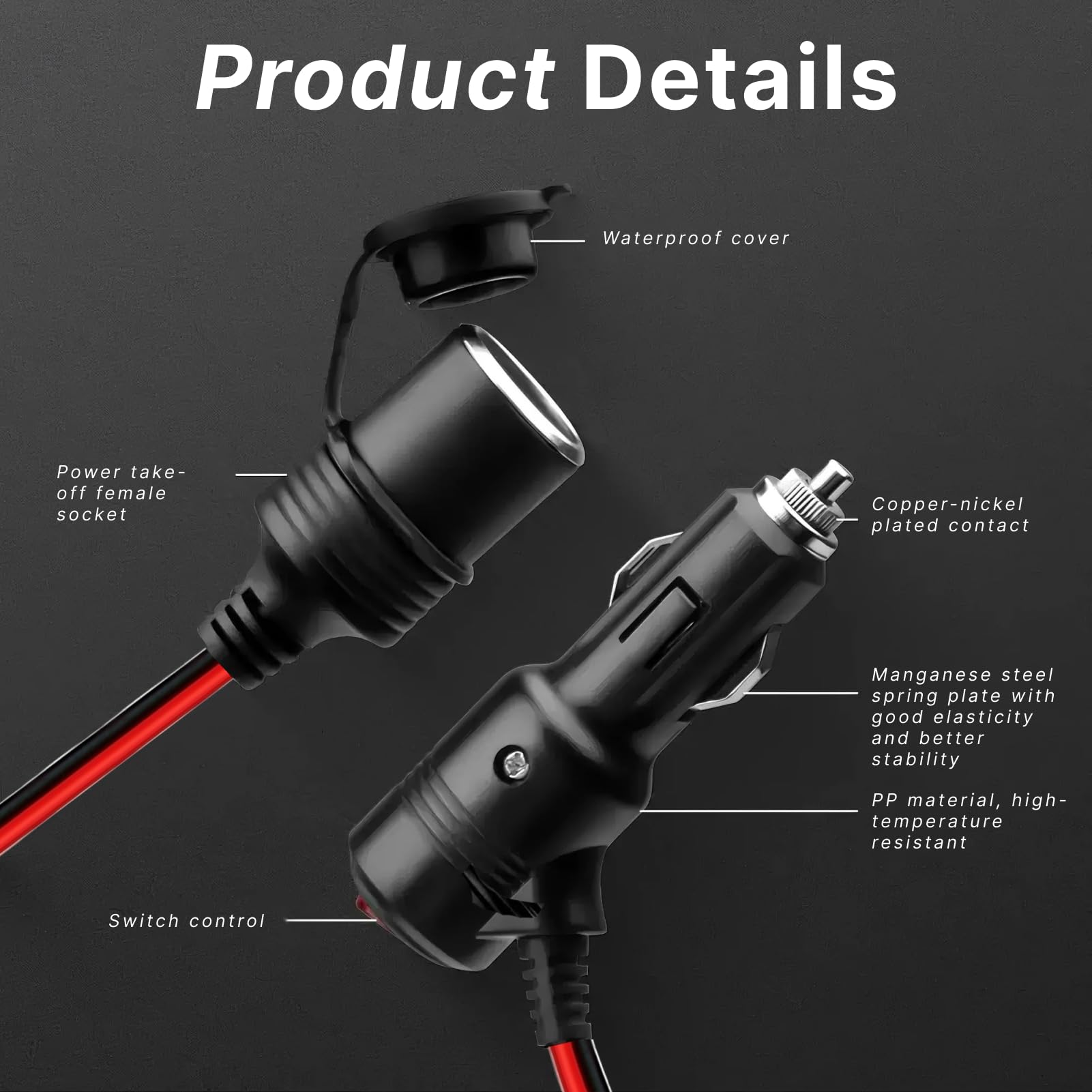 Cavo prolunga accendisigari 12V, mini frigo auto, Mobicool, 3m