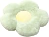 YILANLAN Cute Flower Cushion Plush Floor Pillow Casual Comfortable Pillow Office Living Room Bed Decoration Cushion Simple Room Decoration (Brown, 40cm)