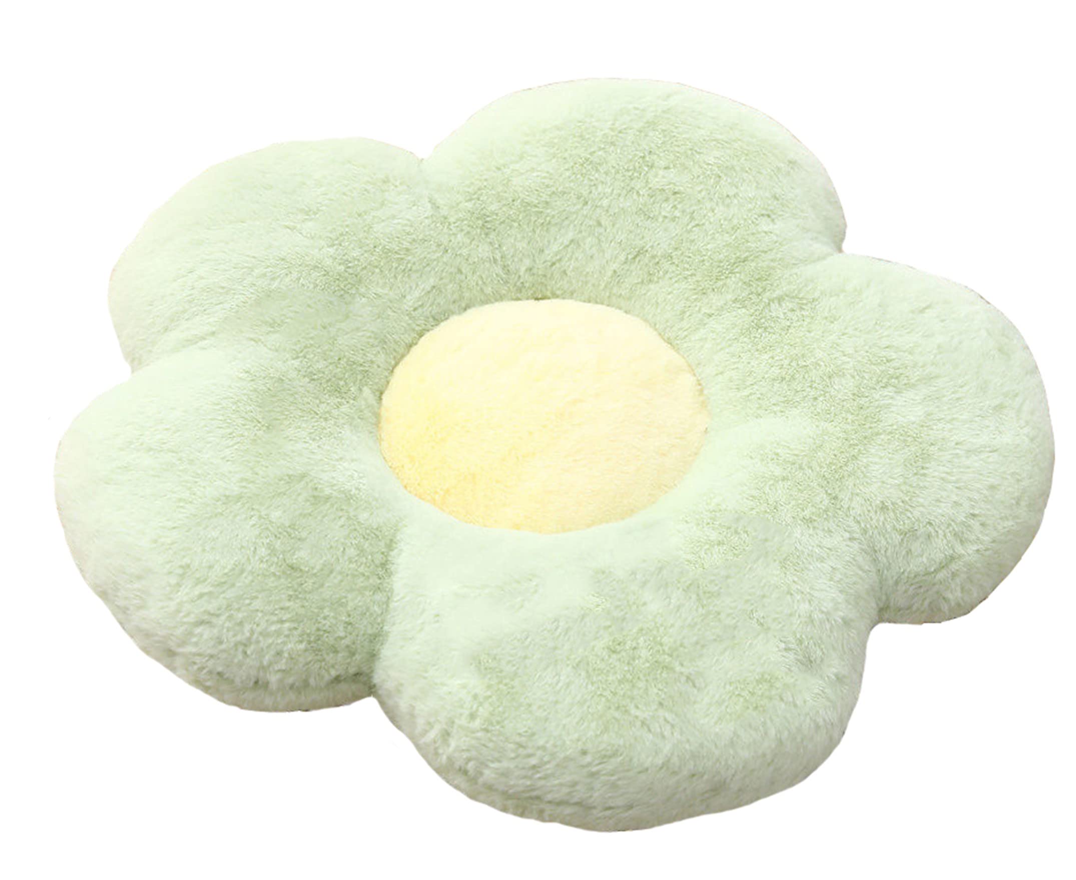 Coussin de sol en fleur pour coin lecture enfant et salon