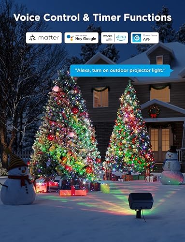 Miniatura 6 de Govee Proyector de luz para exteriores, proyector de estrellas Aurora mejorado con 16 patrones RGB, más de 50 modos de escena para decoración