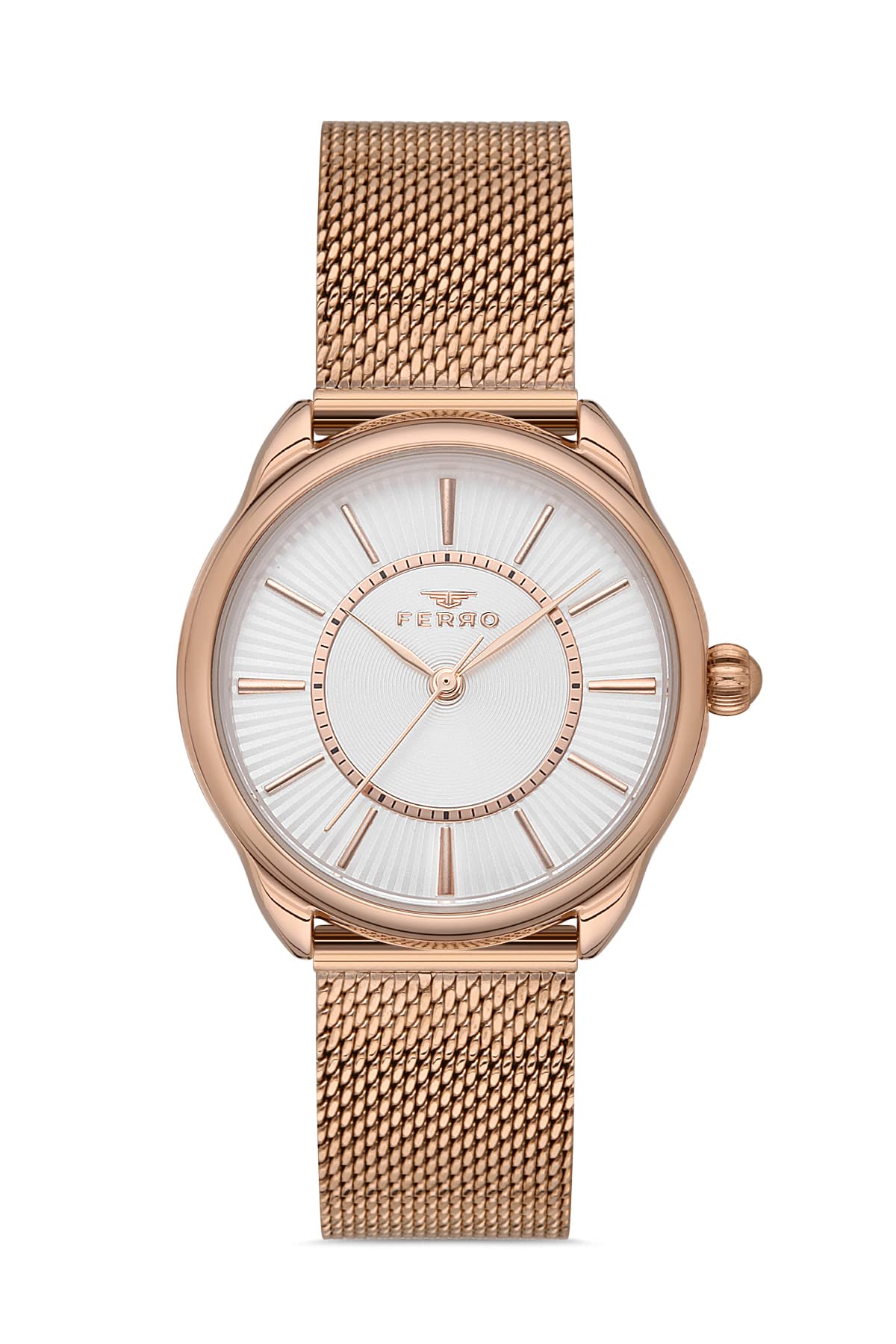 Ferro Lucca Analog White Dial Womens Watch-F21152C-C (B09RPB9QBL) Amazon Price History, Amazon Price Tracker
