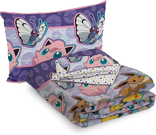 Miniatura 7 de Northwest Juego de cama en una bolsa de Pokémon, matrimonial, batalla amistosa