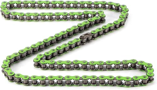 Miniatura 7 de Cadena 420, cadena de eslabones de acero estándar para motocicleta ATV de 90 CC, 110 CC, 125 CC, 420-106L, repuesto para 420-100L 420-102L 420-104L