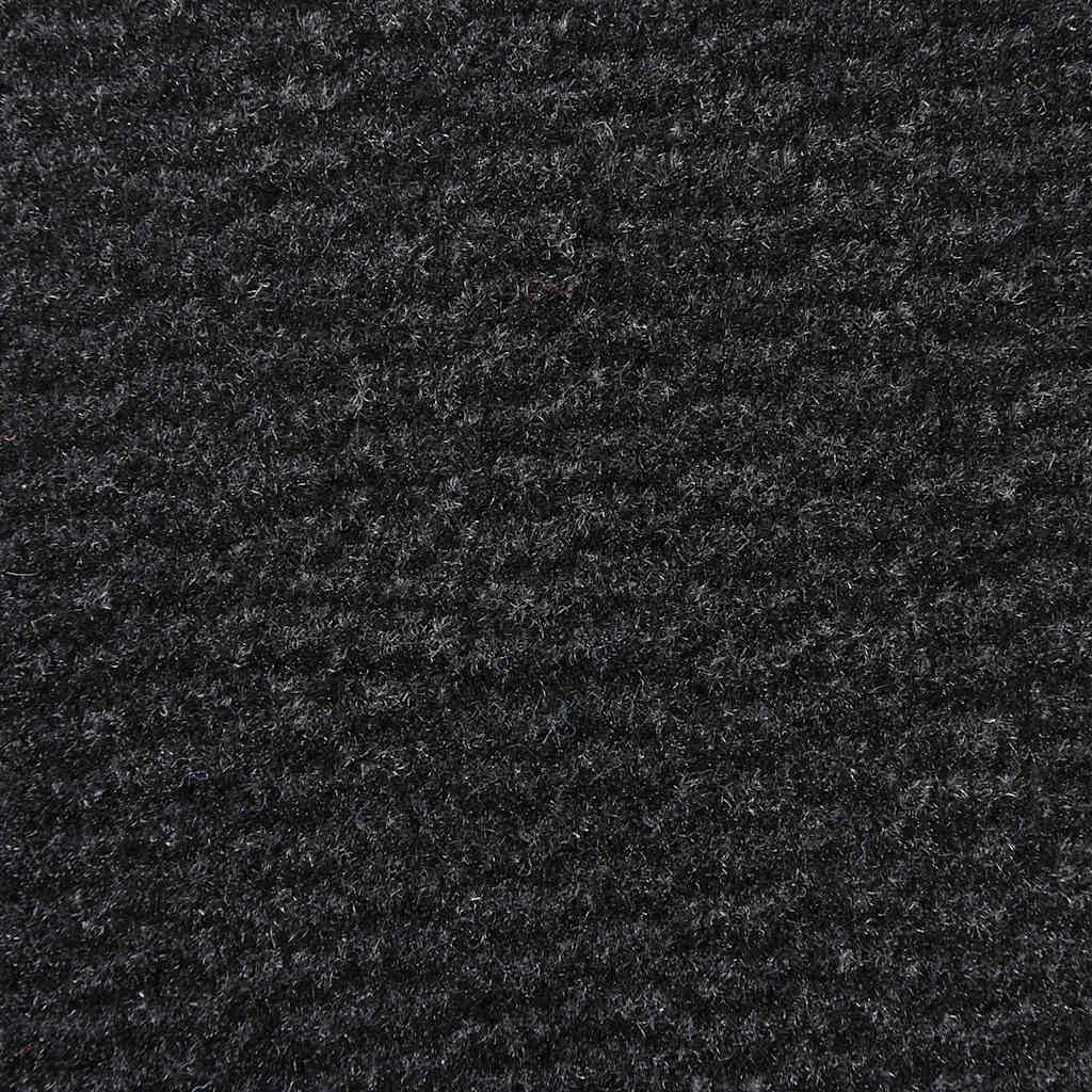 Zerbino In Poliammide Nero 40x60 Cm: Con Retro Antiscivolo In PVC, Lavabile In Lavatrice A 30°C - 2